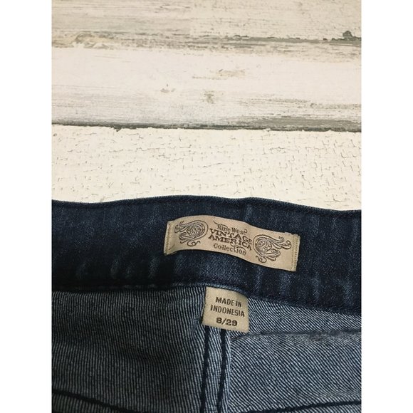 Nine West Vintage America Collection Vintage BoHo capri jeans size 8/29 - Picture 3 of 8